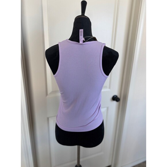 Skims Soft Lounge Split Neck Tank Sugar Plum Size Medium - Picture 4 of 8